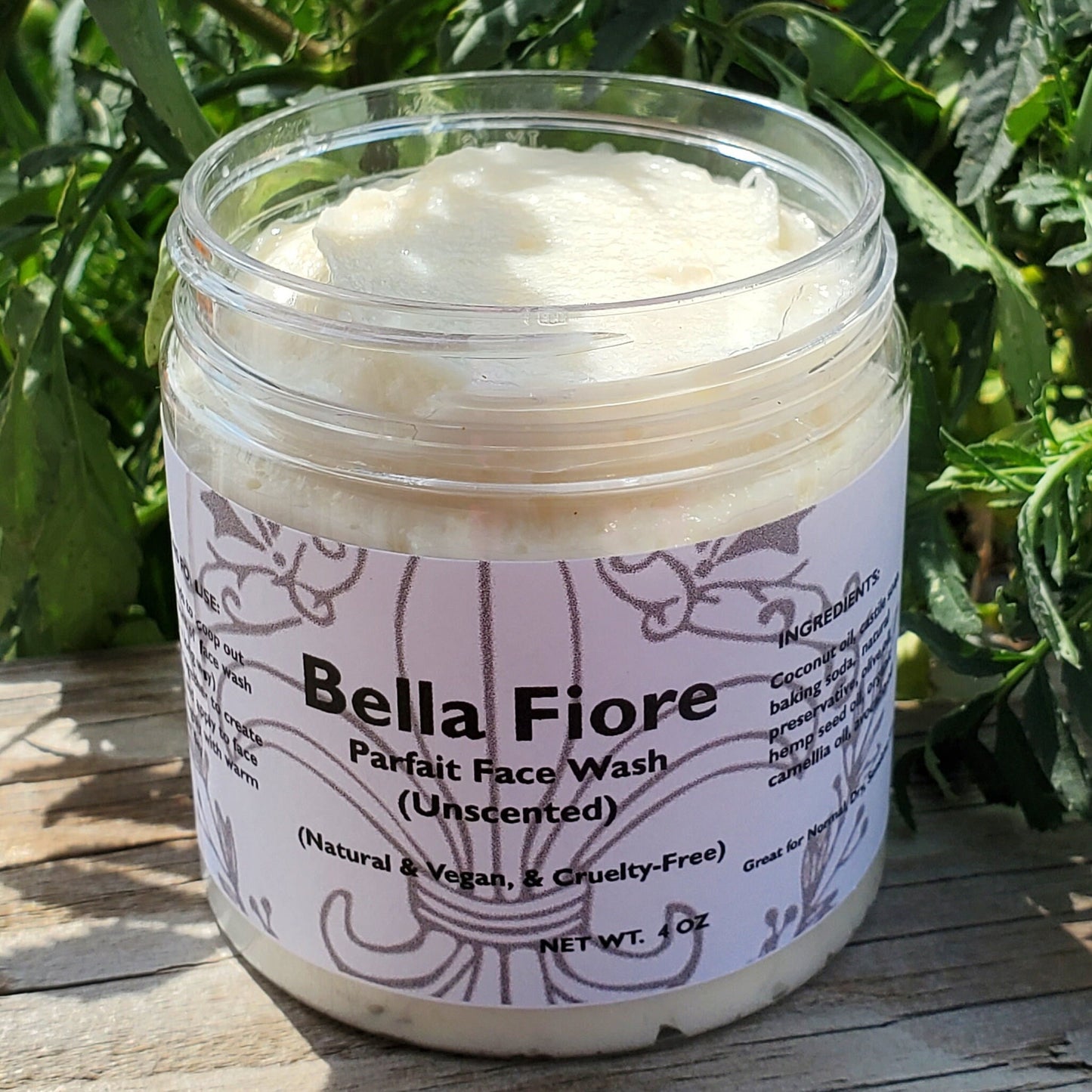 Unscented Parfait Face Wash, 4oz