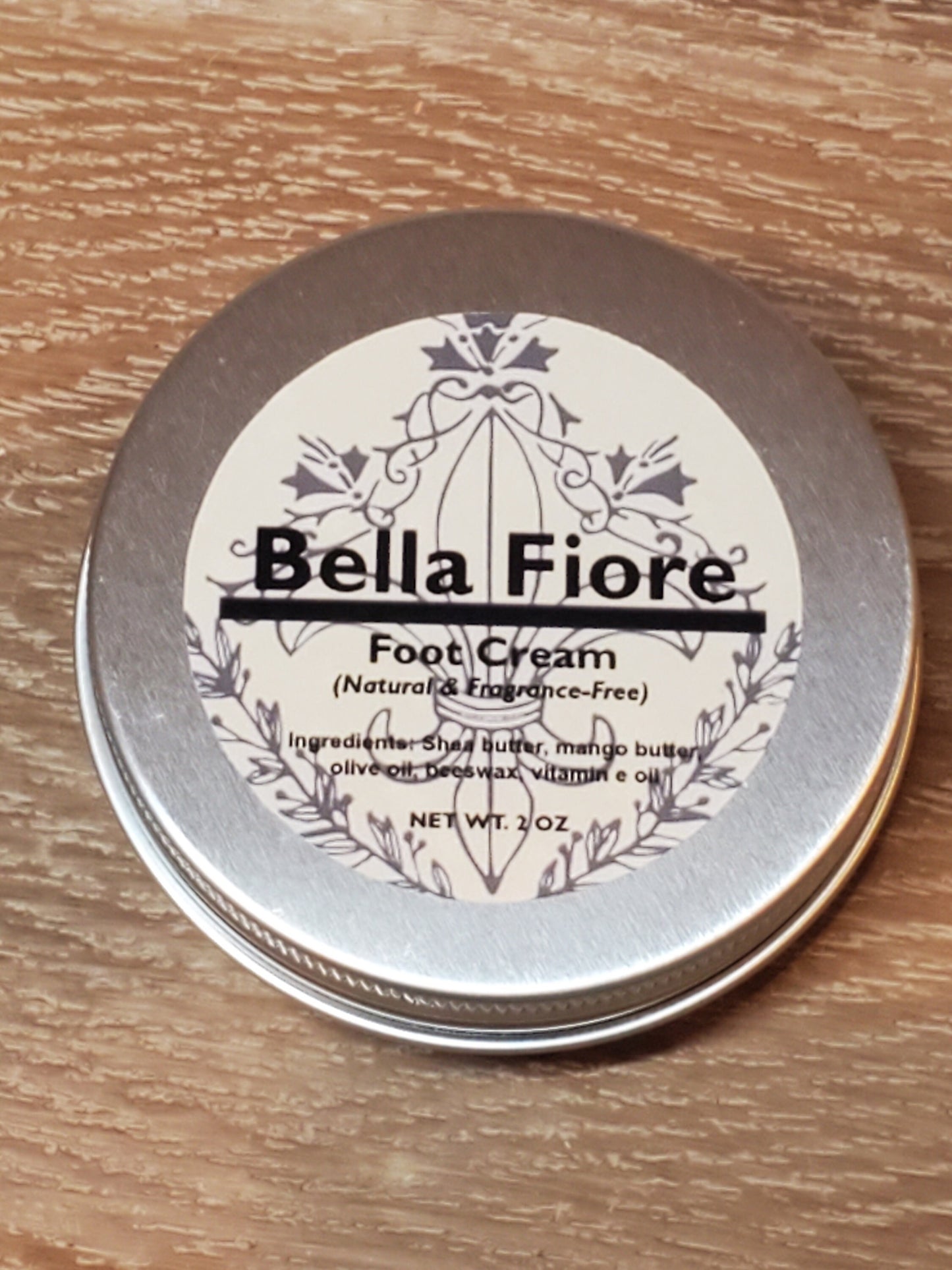 Natural Foot Cream, 2oz