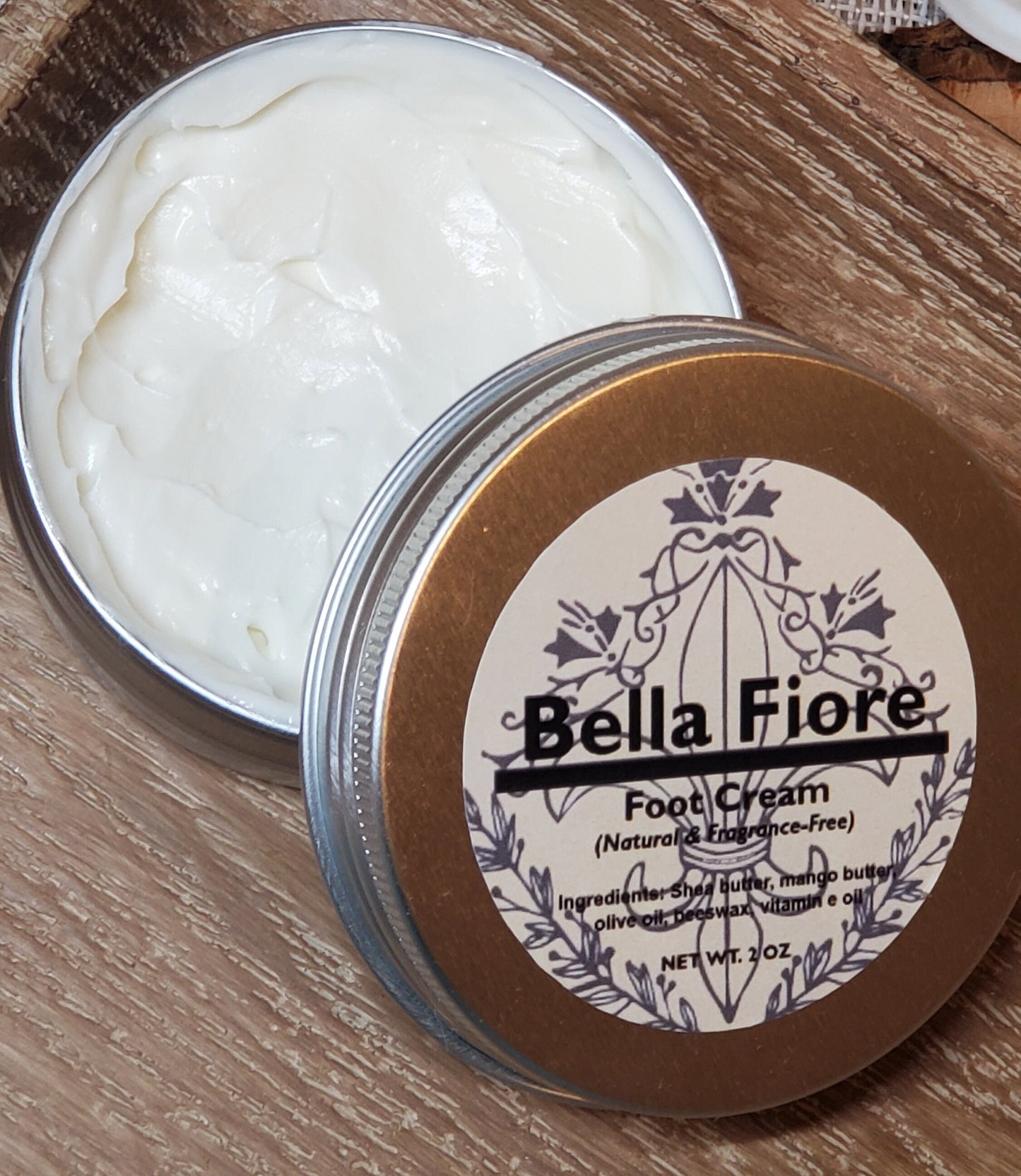 Natural Foot Cream, 2oz