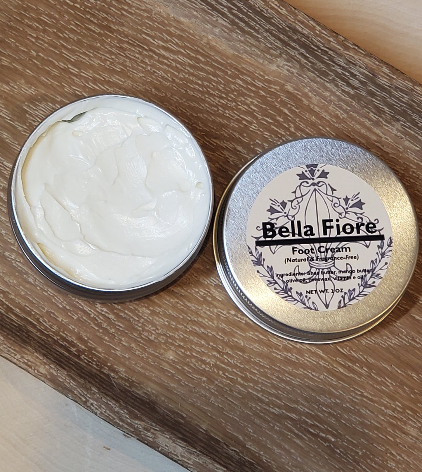 Natural Foot Cream, 2oz